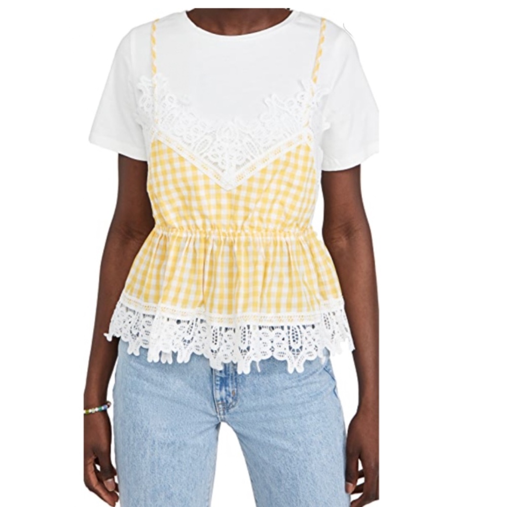 English Factory T-Shirt with Combo Top